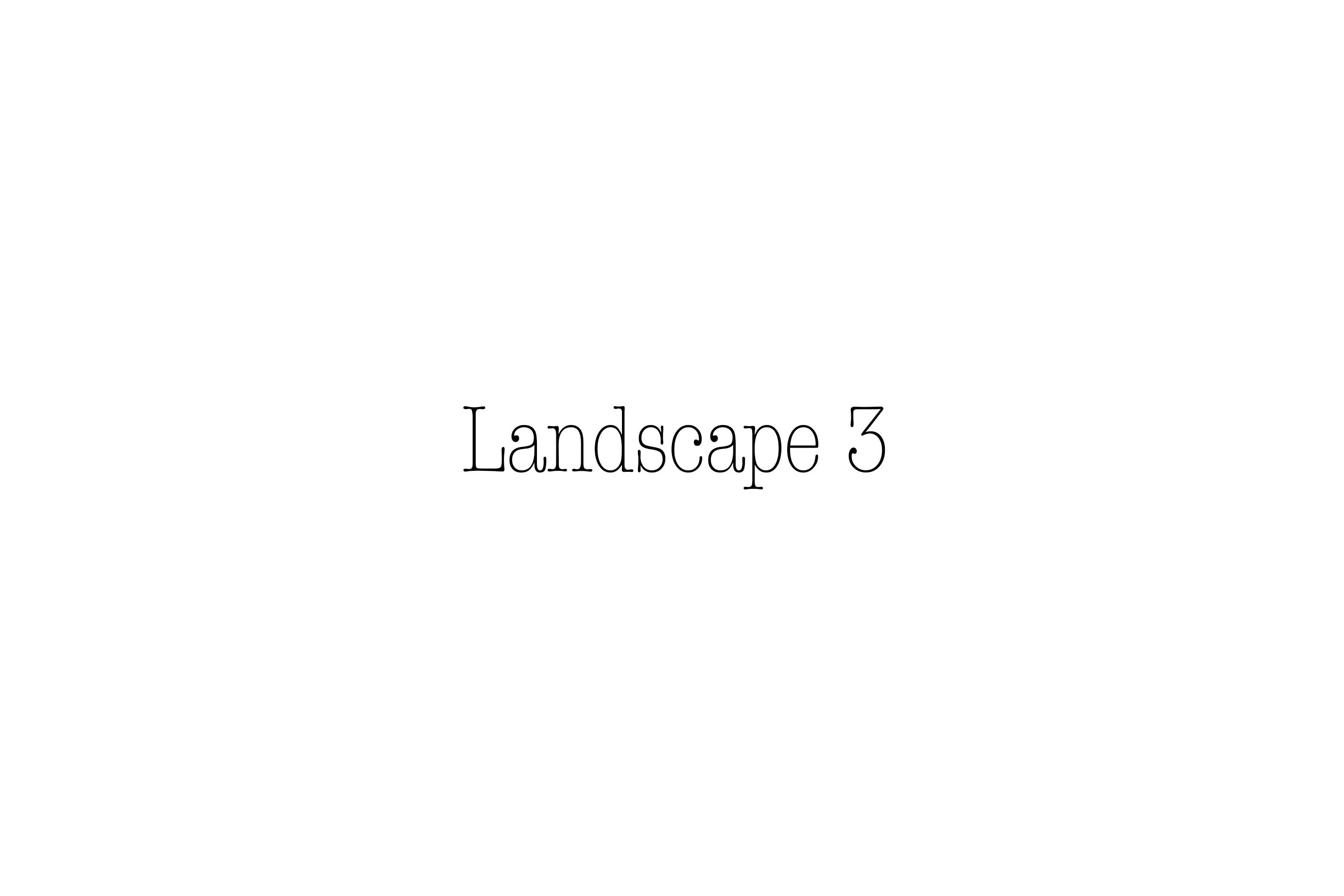 Landscape 3